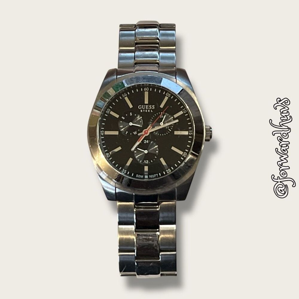 Guess Steel Watch | Needs Battery